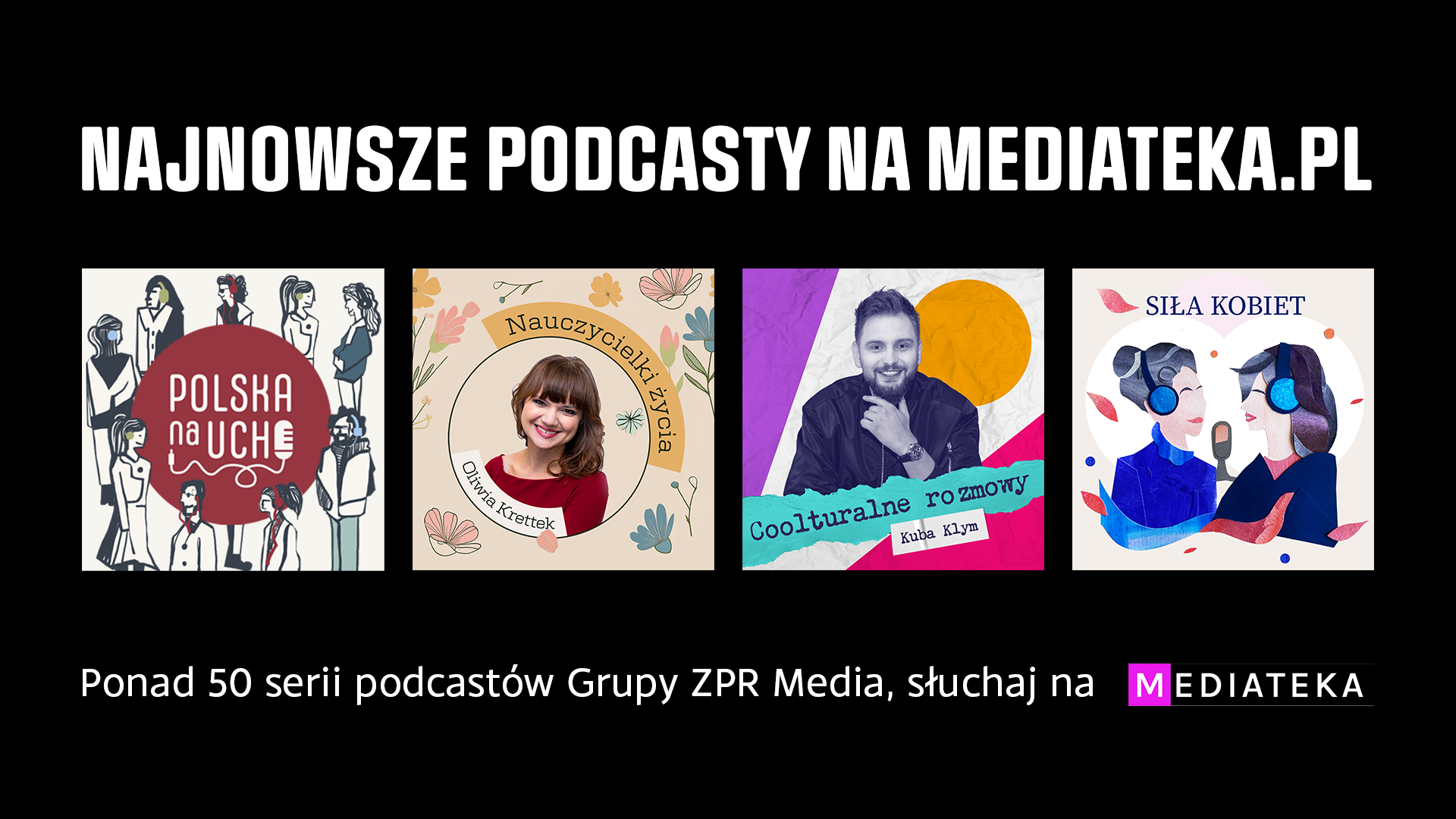 Trzy nowe serie podcastowe od Grupy ZPR Media