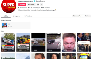 „Super Express” najbardziej angażującym i najaktywniejszym polskim profilem na TikToku